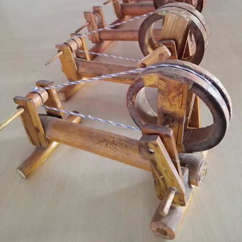 Small Charkha - Material: Wood