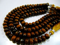 Natural Tiger Eye Plain Rondelle 8-9mm Beads Strand 8 Iches long