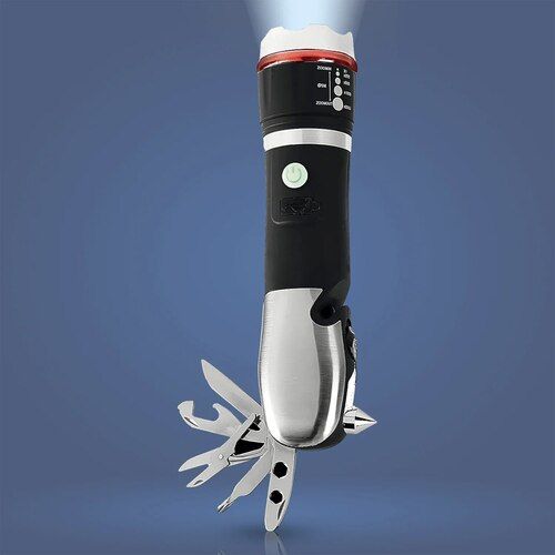 9554 Multi Tool Led Flashlight, All In One Tool Light