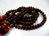 Natural Blood Agate Plain Rondelle 8-9mm Beads Strand 8 inch long