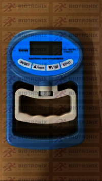 Dynamometer Digital Hand Grip Analyzer Meter - Plastic, 120 Kg / 264 Lbs Capacity | Auto Captures Grip Strength, Compares 19 Users, Usb Charging