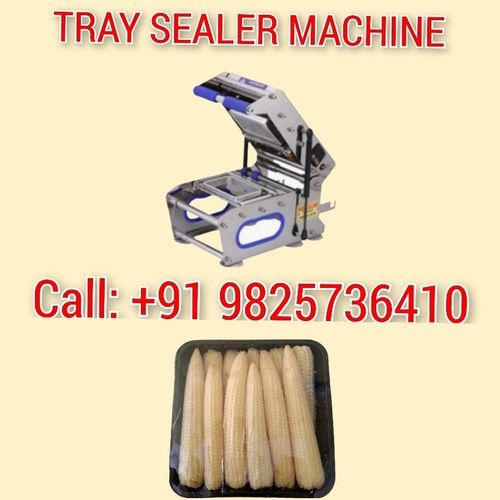 baby corn tray sealer packaging machine