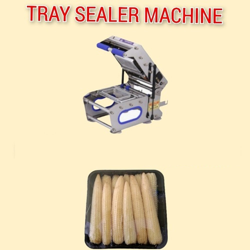 baby corn tray sealer packaging machine