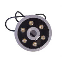 Nozzle Mounted Led Fountain Light - 18w, 6 Semicom High Power Leds, Warm White/rgb, Ip68 Waterproof, Pc Abs Body, 1 Meter Cable, Ideal For Pools And Landscapes