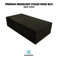 Customized Premium Iridescent Foiled Top Bottom Rigid Box 1
