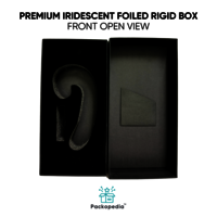 Customized Premium Iridescent Foiled Top Bottom Rigid Box 1