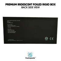 Customized Premium Iridescent Foiled Top Bottom Rigid Box 1