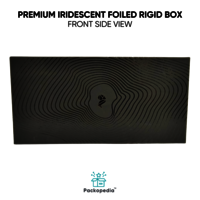 Customized Premium Iridescent Foiled Top Bottom Rigid Box 1