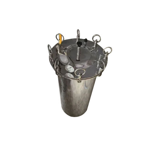 Portable Autoclave Manual - Color: Silver