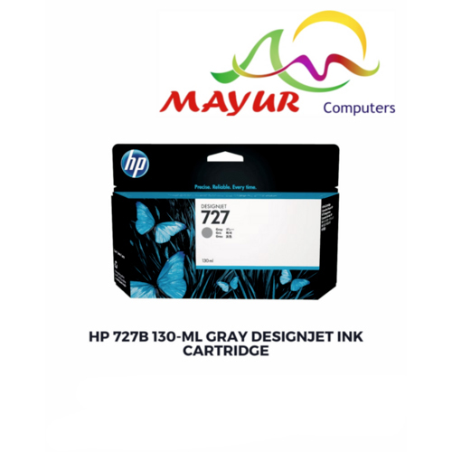 Hp 727B 130-Ml Gray Designjet Ink Cartridge - Color: Grey