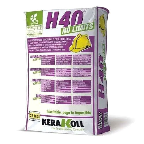 Kerakoll H40 No Limits Stone Adhesive - Color: White