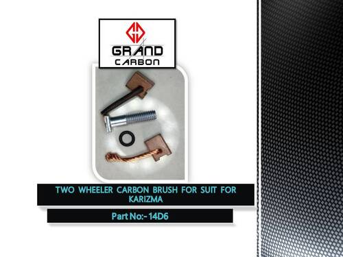 Self Starter Carbon Brush is Suitable For  Karizma Part No.14D6