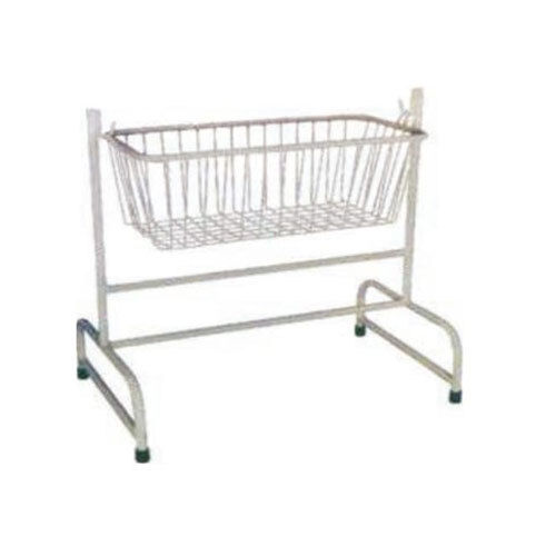 Hc 108 General Baby Cradle On Stand - Color: Silver