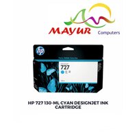 HP 727 130-ml Cyan DesignJet Ink Cartridge