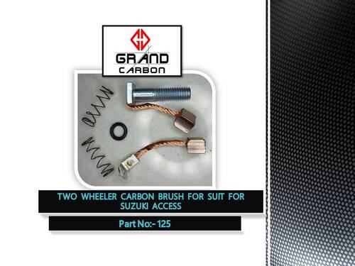 Two Wheeler Self Starter Carbon Brush is Suitable For Suzuki Access 125