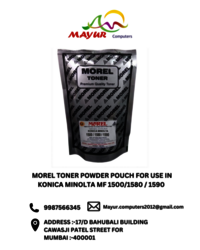 MOREL Toner Powder Pouch for USE in KONICA MINOLTA MF 1500/1580 / 1590
