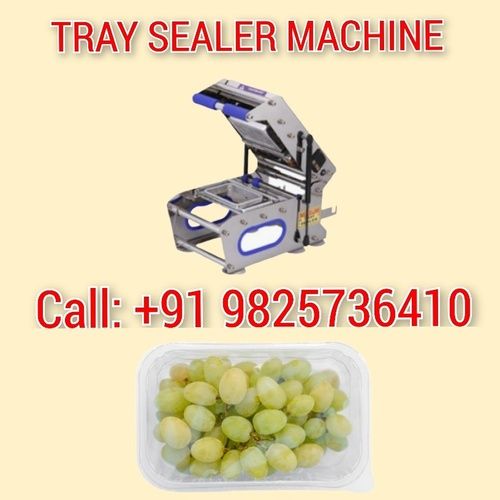 grapes tray sealer packaging machine