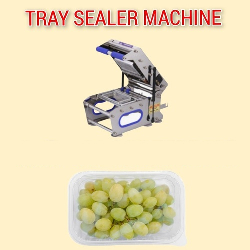 grapes tray sealer packaging machine