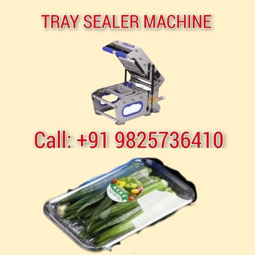 Ladyfinger tray sealer packaging machine