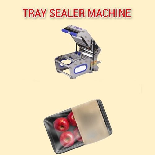 Apple tray sealer packaging machine