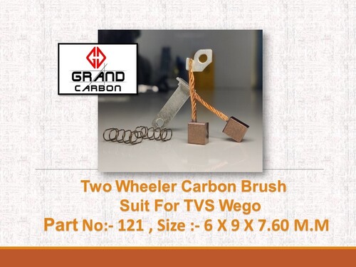 Self Starter Carbon Brush Suitable For TVS Wego, Part No.121