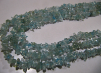 Natural Blue Topaz Uncut 6to 8mm Beads Strand 34 Inch Long - Main Stone: Crystal