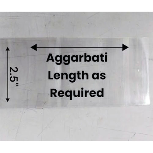 Agarbatti Packaging Pouch - Color: Transparent