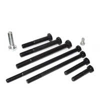 Hex Bolt - Black Powder Coated, Hexagon Head for Industrial Applications