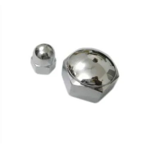 Stering Stem Cap Nut - Color: Silver