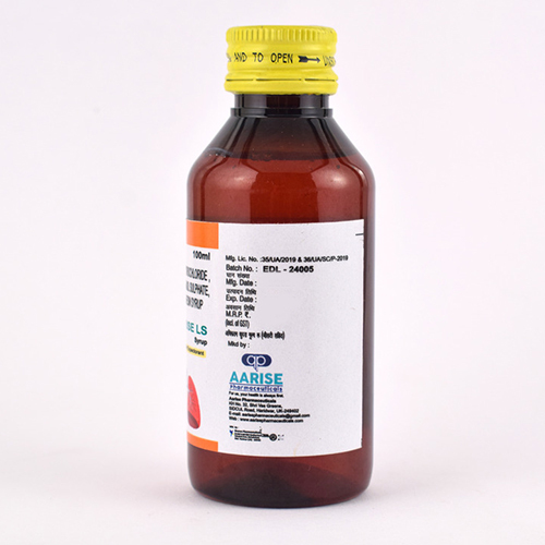 100ml Ambroxol Hydrochloride Levosalbutamol Sulphate And Guaiphenesin Syrup