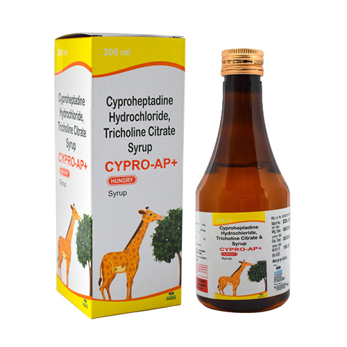 200ml Cyproheptadine Hydrochloride Tricholine Citrate Syrup