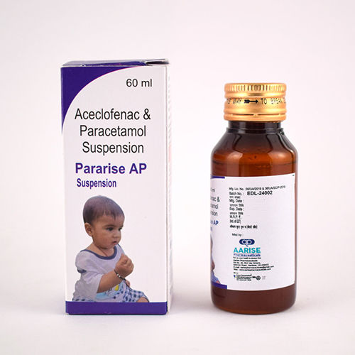 60Ml Aceclofenac And Paracetamol Suspension - Drug Type: General Medicines