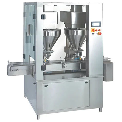 Automatic Linear Dual Head Auger Type Powder Filling Machine - Feature: High Efficiency