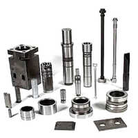 Rock Breaker Parts - Mild Steel, Silver Color, Hydraulic Power Source | New Condition, 1 Capacity