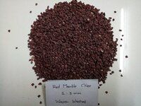 cherry red natural crushed marble chips for terrazzo flooring and wall cladding