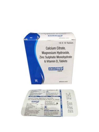 Calcium Citrate Magnesium Zinc Sulphate Vitamin D3 Tablets - Drug Type: General Medicines