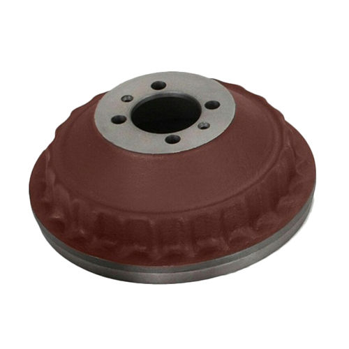 Bajaj Three Wheeler Re Brake Drum - Color: Red