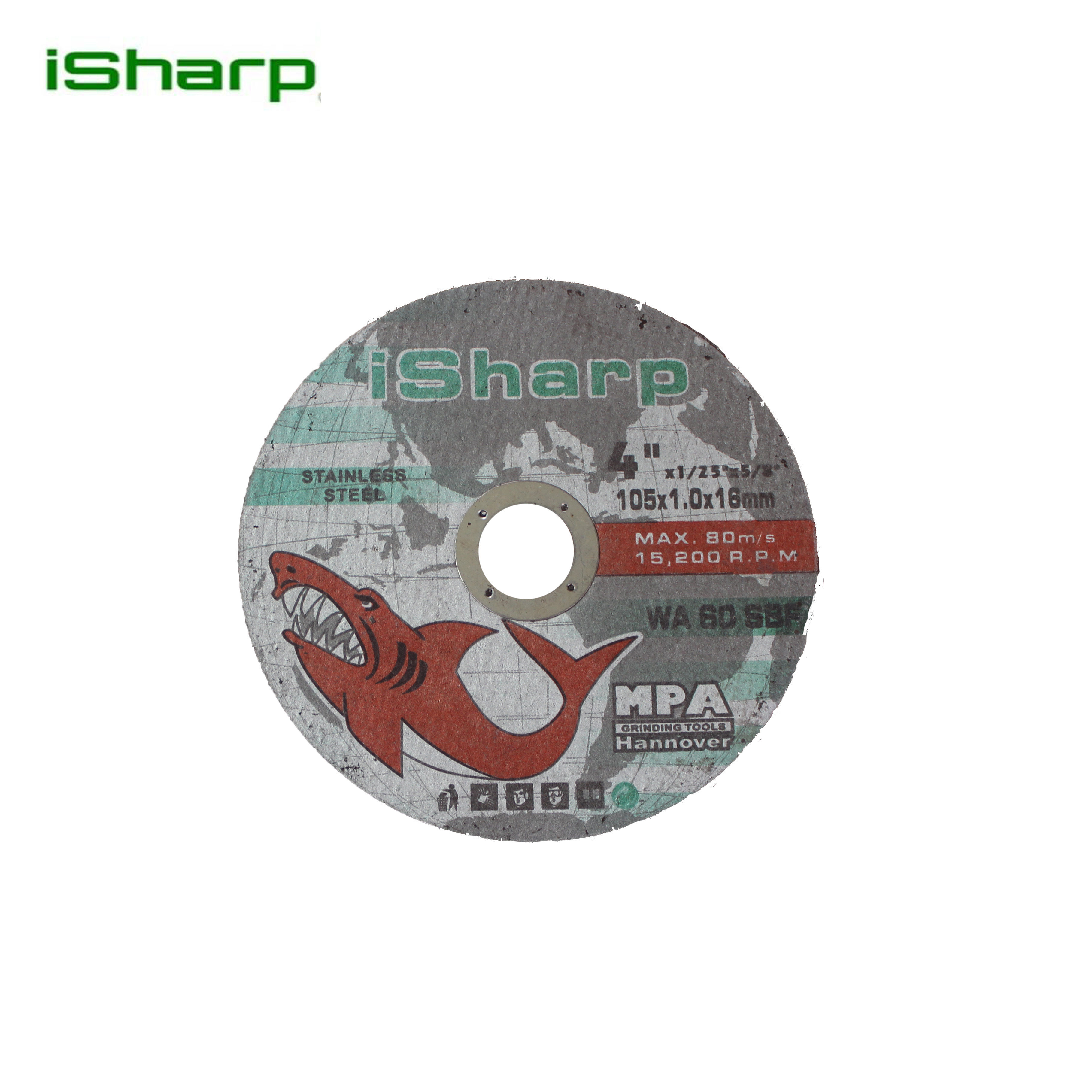 Isharp High Speed Flat Cut off Wheel Resin Bond