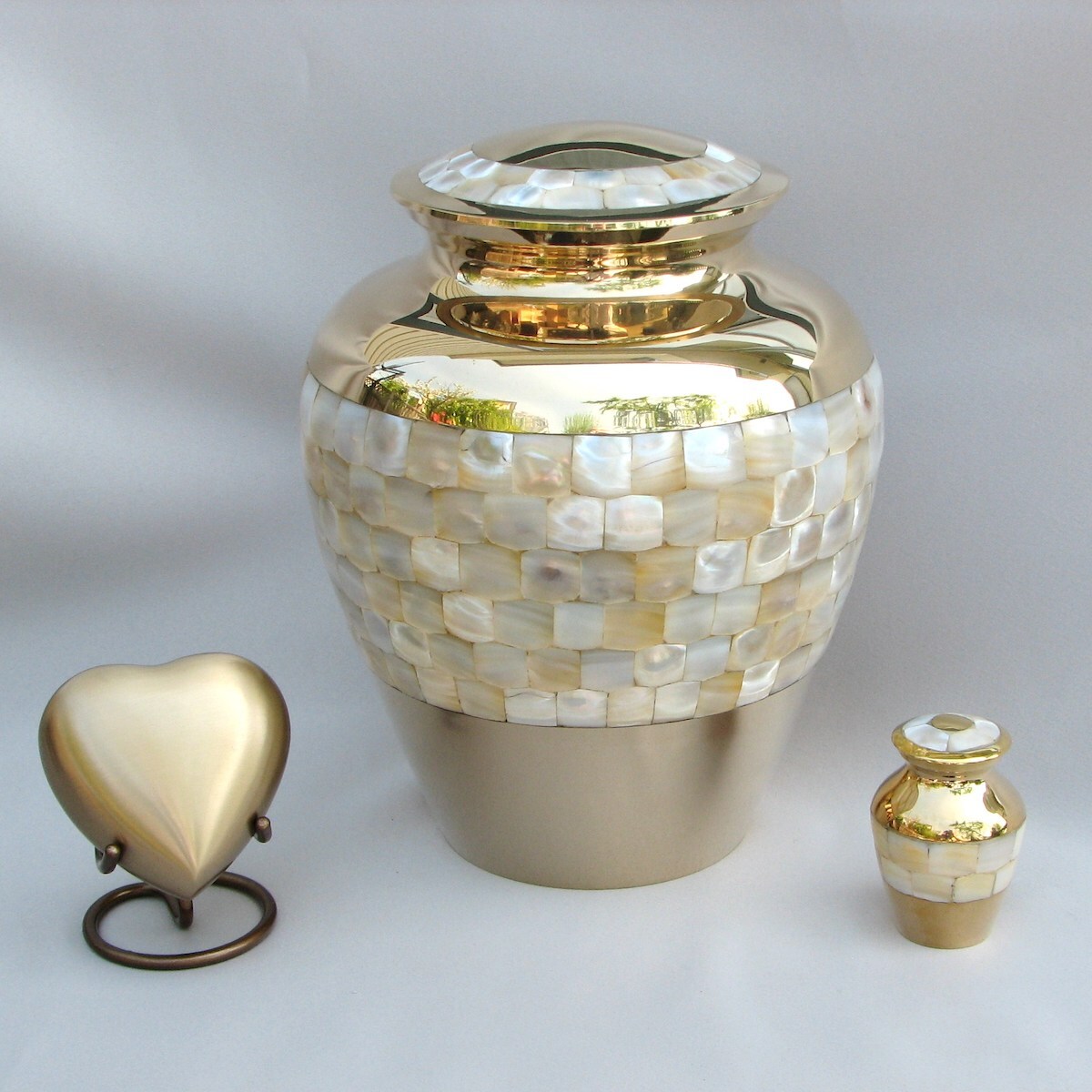 Brass Pewter Finish Classic Cremation Urn for Human Ashes,Traditional Funeral Urns Wholesale Supplies