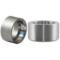 Socket Weld Coupling Half - Stainless Steel, Round Shape, Silver Color | Astm Standard, Galvanized Finish, 1-year Warranty