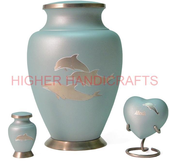 Black Elegance Brass Cremation Urn with Detailed Engraving-Funeral Urns Supplies