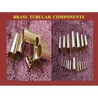 Industrial Brass Tubular Component - Brass Material, Polished Silver Finish | Solenoid Switch Guide Sleeve For Industrial Applications