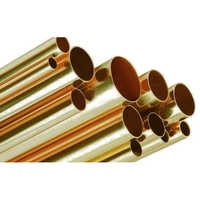 Grade 70-30 Brass Tubes - Color: Golden