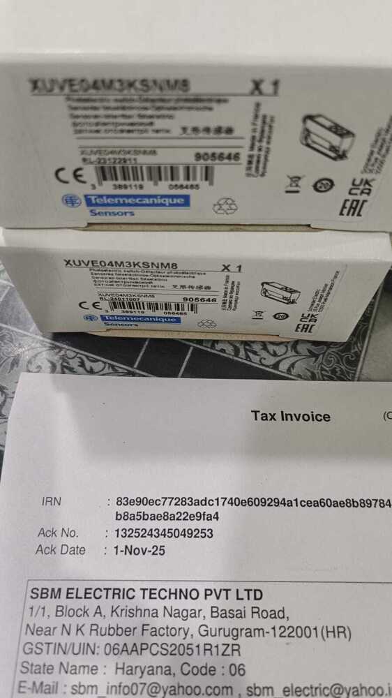 TELEMECANIQUE PHOTOELECTRIC SWITCH , XUVE04M3KSNM8