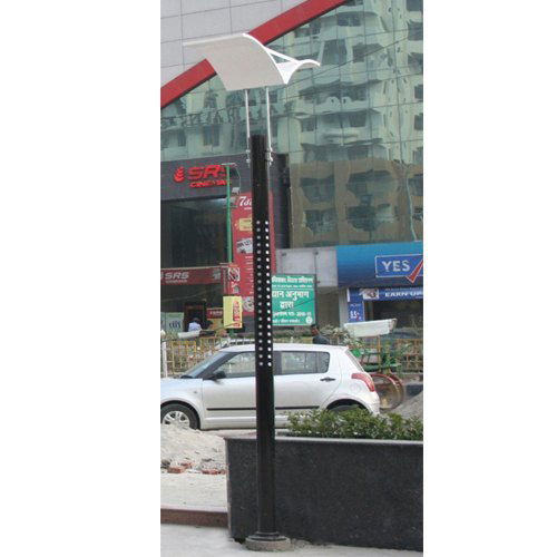 Decorative Pole - Metal Black | 1 Year Warranty Outdoor Application