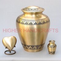 Going Home Classic Cremation Urn for Burial Ashes-Engraving with Silver Funeral Urns Supplies