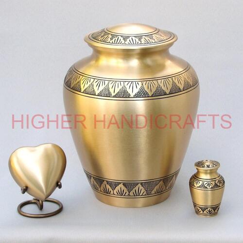 Traditional Classic Brass Cremation Urn For Last Remain Ashes-manufacturer Of Urns