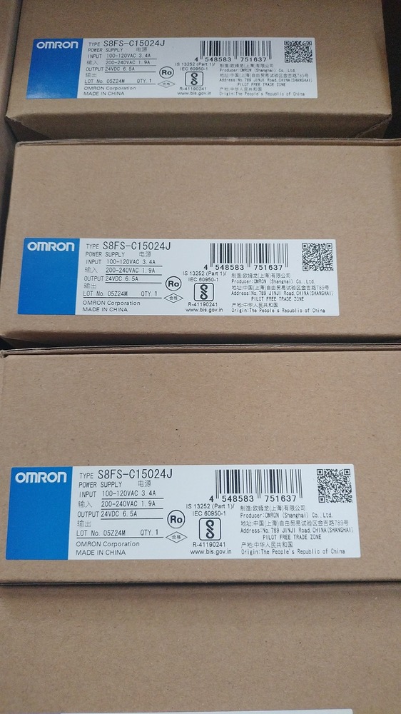 OMRON POWER SUPPLY, S8FS-C15024J