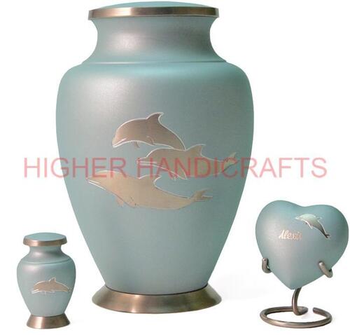 Arcodia Large Size Metal Cremation Urn for Human Ashes- Large Size Adult Burial Urns Funeral Supplies