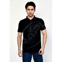 Jaqcuard Collar T-shirt